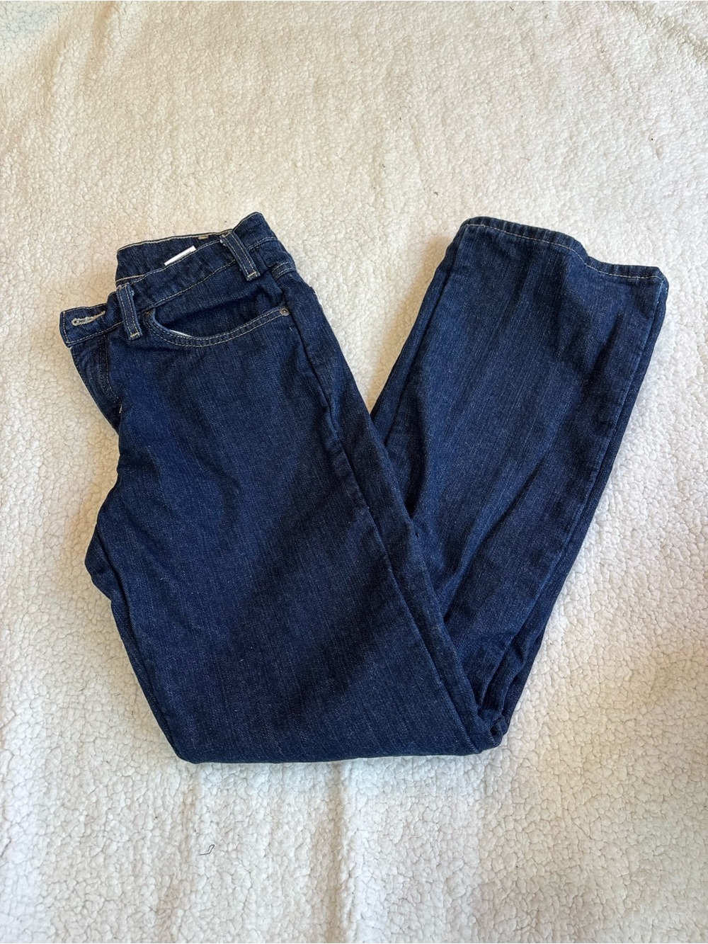 Dickies Fleece Lined Dark Wash Jeans 4R